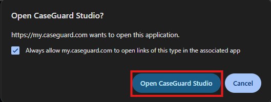 How to Install CaseGuard Studio on Your Device-open-CGS-1