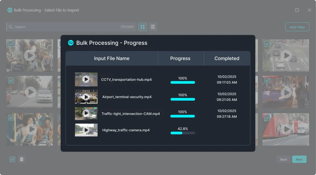 Bulk Redaction for Transportation