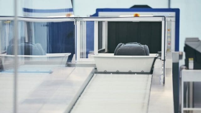 Airport security check