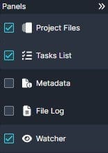 Pin the Watcher panel by selecting the Watcher icon on the right hand side of the workspace. 
