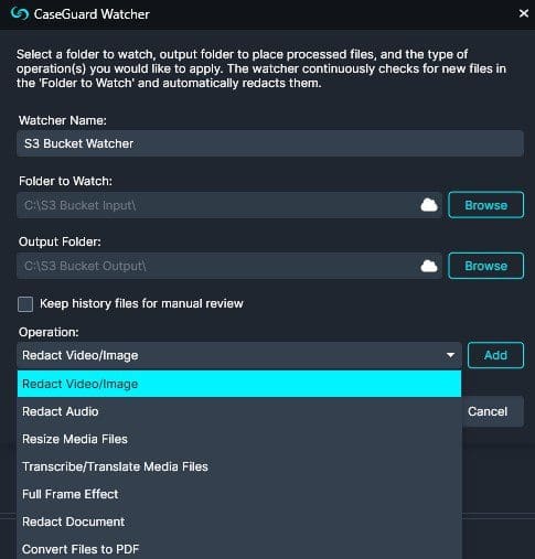 CaseGuard Watcher Operations Image