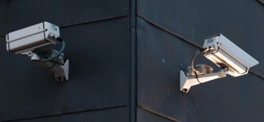 CCTV cameras facing different angles