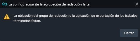 Error Message for Pool Redaction in Spanish