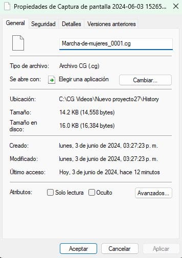 properties-window-history-file in Spanish