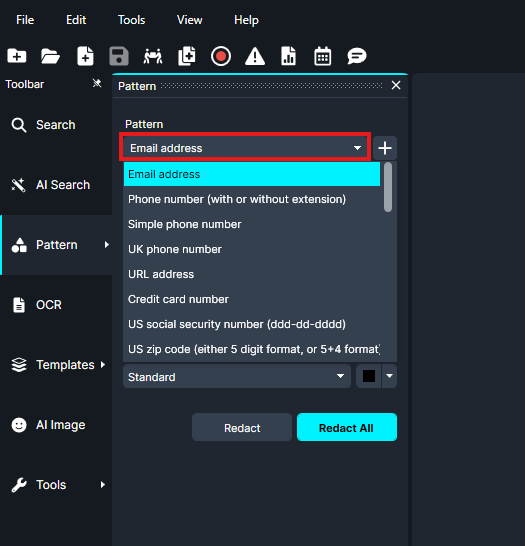 pattern-dropdown