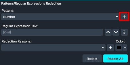 Add RegEx Button