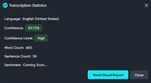 transcription-statistics