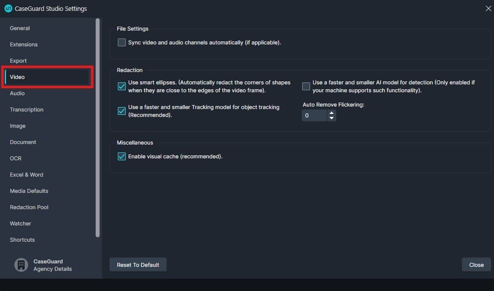 video-location-settings