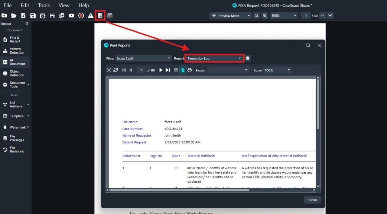 location-exemption-log