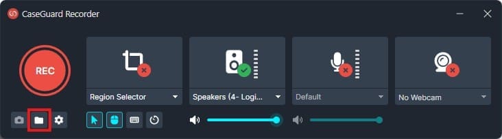 open-recorder-output-folder