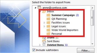 filter-by-folder-outlook | CaseGuard filter-by-folder-outlook
