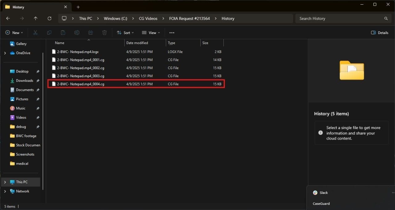 most-recent-history-file