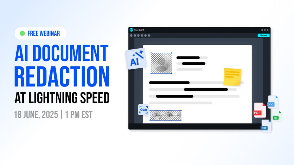 Webinario gratuito: Redacción de documentos con IA a la velocidad del rayo