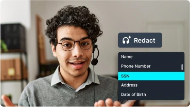 Auto Redact thousands of call recordings in minutes with CaseGuard AI