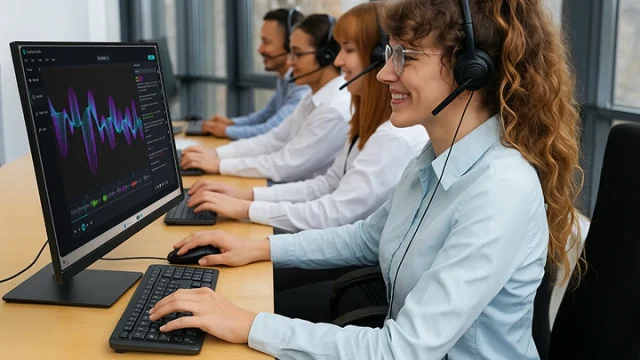 Call center software used by leading agencies worldwide for faster redaction