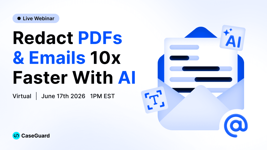 FREE Webinar - Redact PDFs Emails 10x Faster with AI