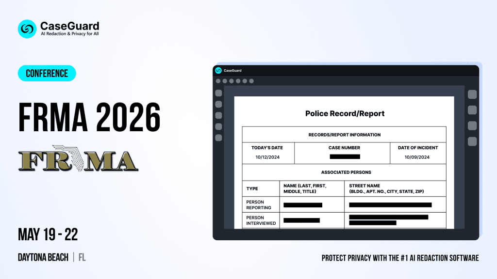 CaseGuard attends FRMA 2026 in Daytona Beach, Florida from May 19 to May 22.