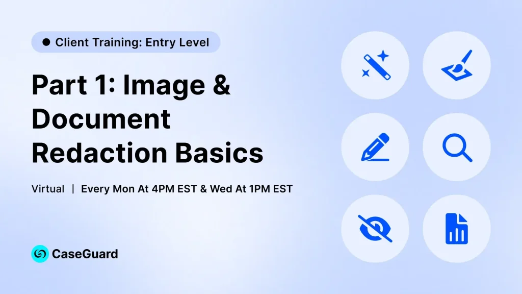 Part 1: Image & Document Redaction Basics