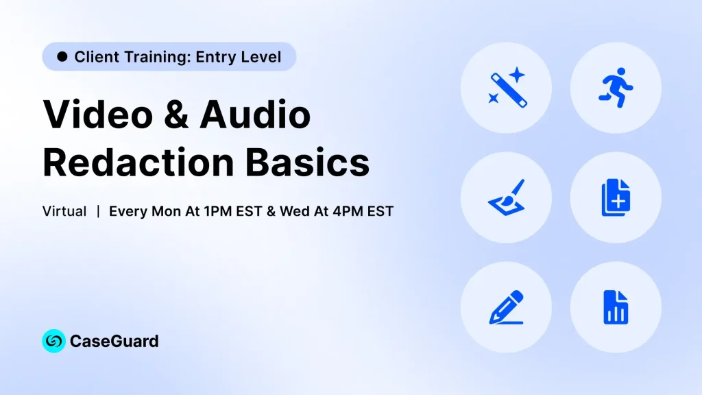 Beginners Guide to Video and Audio Redaction