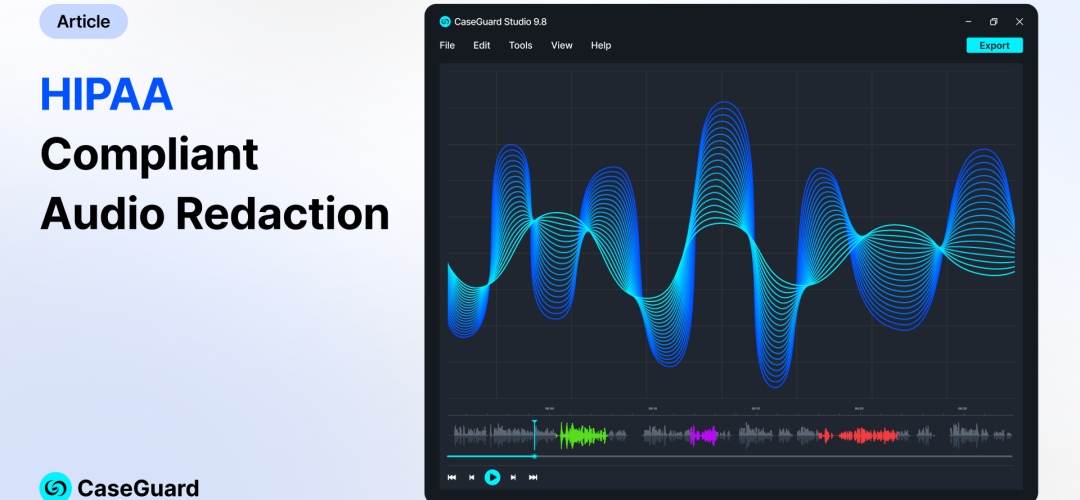 HIPAA-Compliant Audio Redaction: How to Protect Patient Data in Every Recording